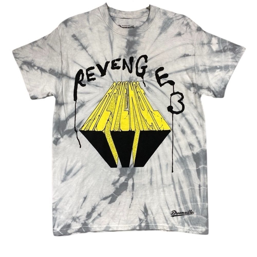 J Cole Dreamville T Shirt Official Revenge 3 1-888-88Dream Sz M Tie Dye
